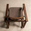Chaise berçante décontractée en bois massif
