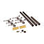 Ensemble complet de quincaillerie et de tubes sous le comptoir pour barre de 20 pieds-98800134