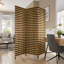 6 ft. Tall Two Tone Natural Fiber Room Divider-4621237