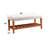Charla Light Gray Fabric & Oak Finish Bench-208918296