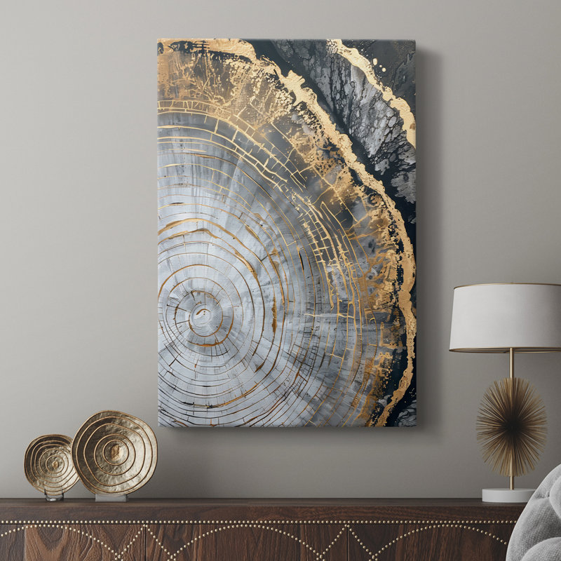 Série ABSTRACT CCxxix - Cavas enveloppés de galerie, H 12 po x l 8 po