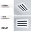 Linear Metal Wall Surface Vent Cover-108369920