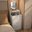Bureau de coiffeuse 3 en 1 avec miroir et station de charge-628139180