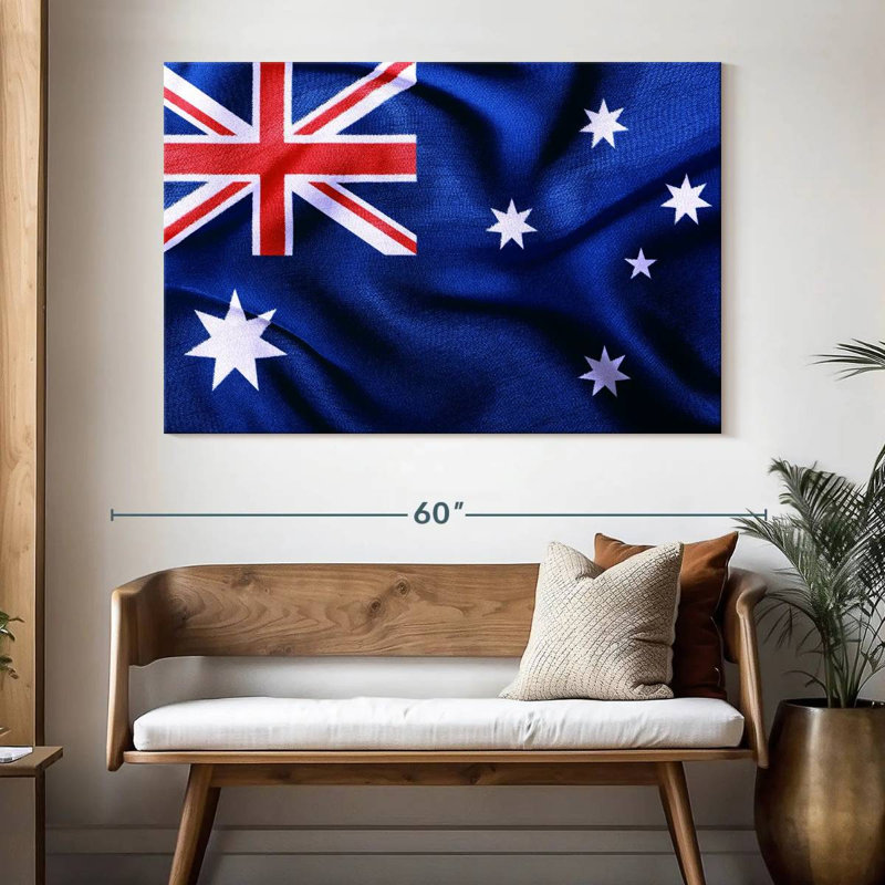 Drapeau australien Borges, H 34 po x l 51 po