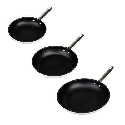 Denby 3 Piece Stainless Steel Cookware Set