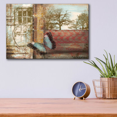 «Porte de vos rêves» par Jean Plout, art mural en verre acrylique, 16 po x 12 po