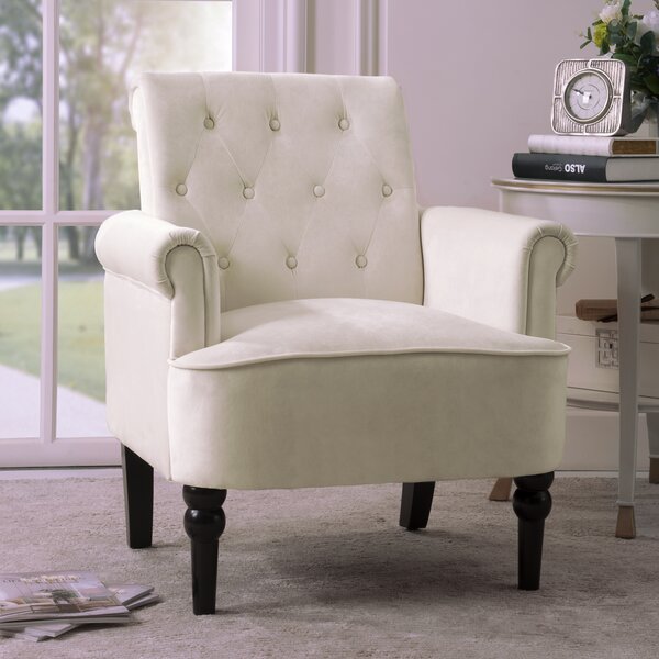 Etta Avenue™ Kellan Velvet Armchair | Wayfair