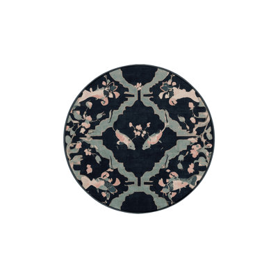 Machine Washable Gray Area Rug