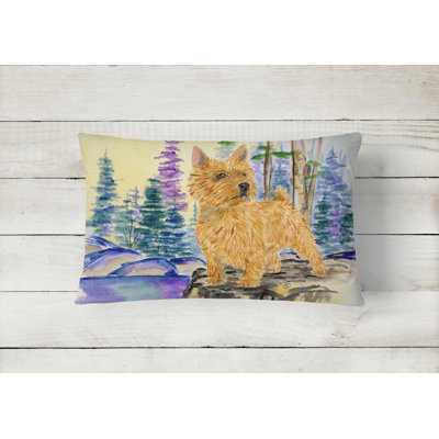 Norwich Terrier Indoor/Outdoor Throw Pillow