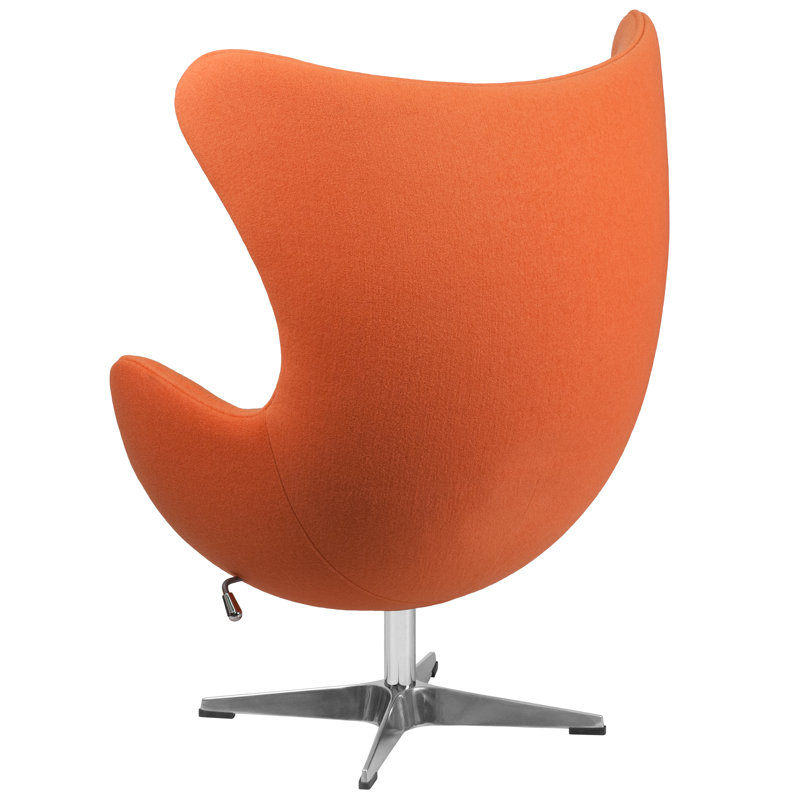 Fauteuil ballon pivotant 18 po Mankin, Orange