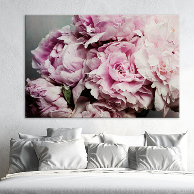 « pivoines galore ii », reproduction de photo sur toile