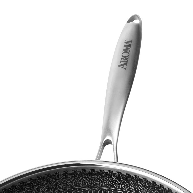 Wok en acier inoxydable antiadhésif Aroma Housewares
