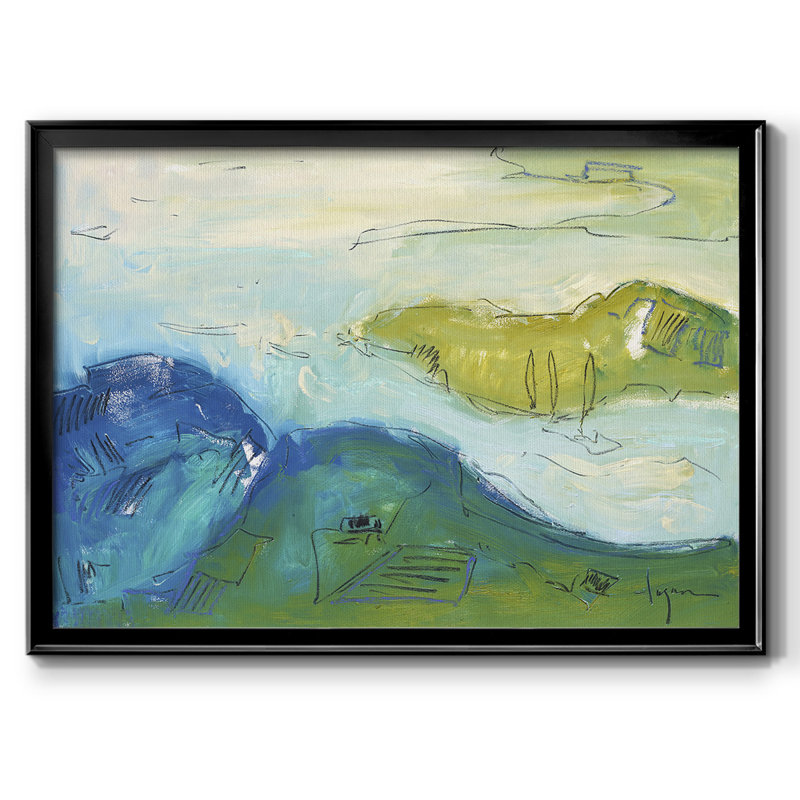 Birthing Big Dreams-Framed Gallery Wrapped Canvas, Black, 18" H x 26" W x 1.5" D