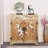 16 Pair Solid Wood Shoe Storage Cabinet