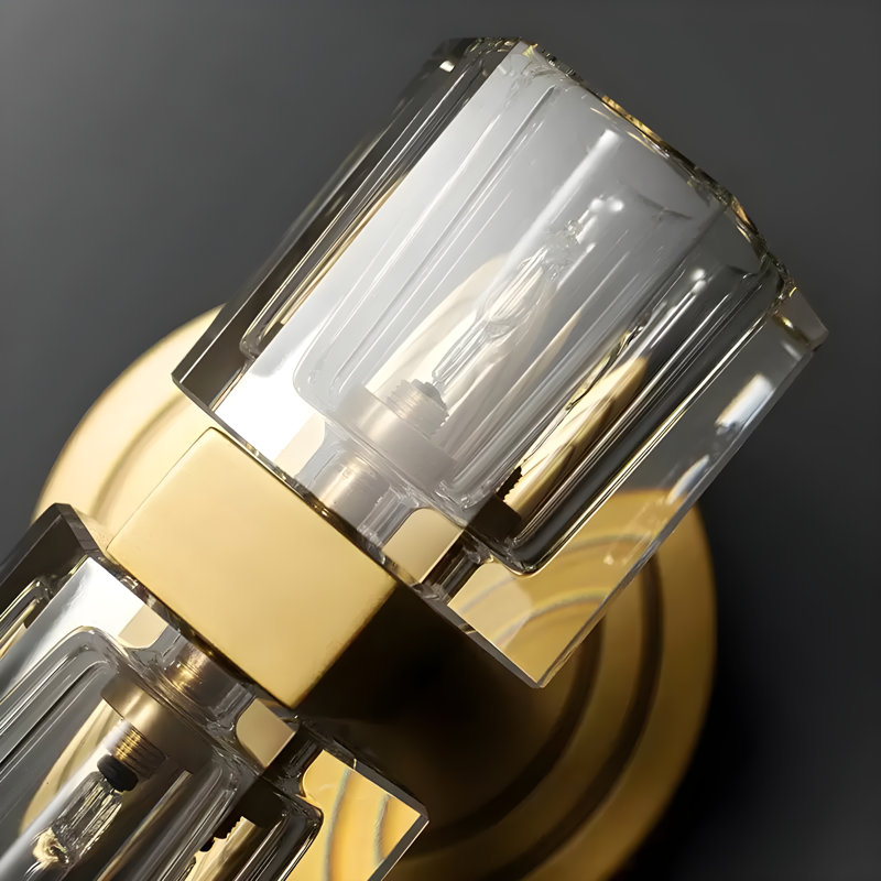 Lilibet - Luxury Vintage Modern Wall Sconce – E14 Bulb Light for Bedroom & Living Room-18cm
