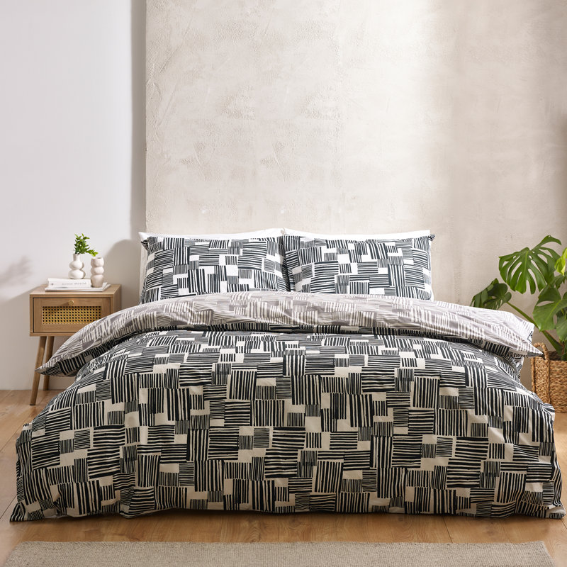 Blocks Reversible Duvet Cover Set