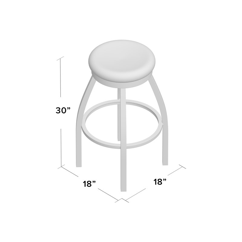 802 Misha Swivel Bar Stool, Bronze, Medium Maple, Bar Stool (30" Seat Height)