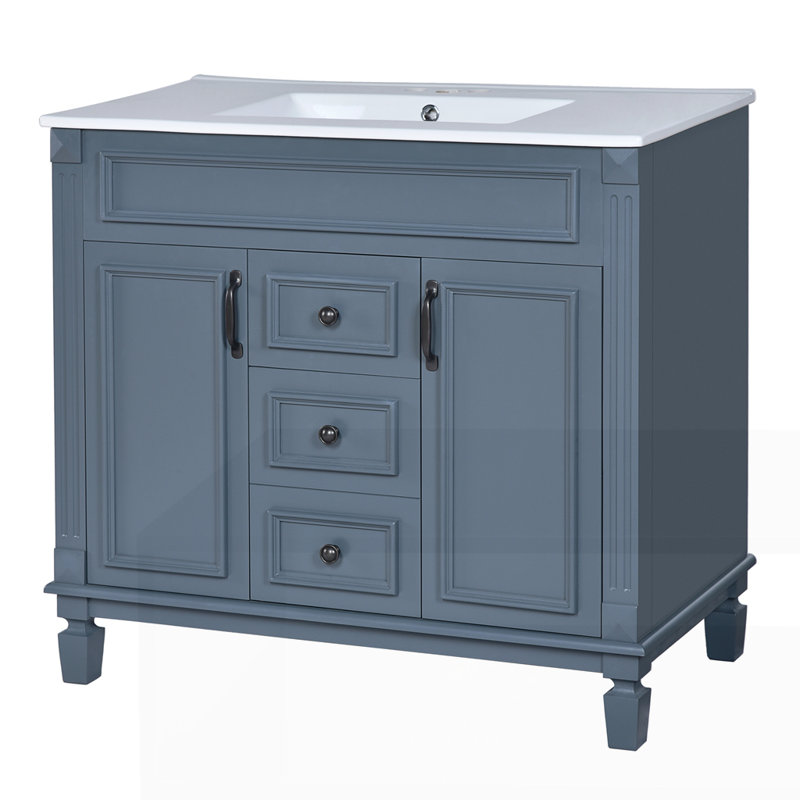 Meuble-lavabo 36 po avec lavabo supérieur