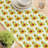Rectangular Floral Cotton Twill Table Runner-572906977
