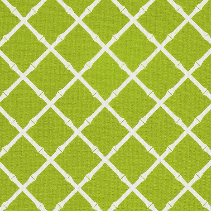 Bamboo Trellis Indoor/Outdoor Fabric, Leaf