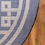 Tapis bleu foncé / beige Barreto-1320470919