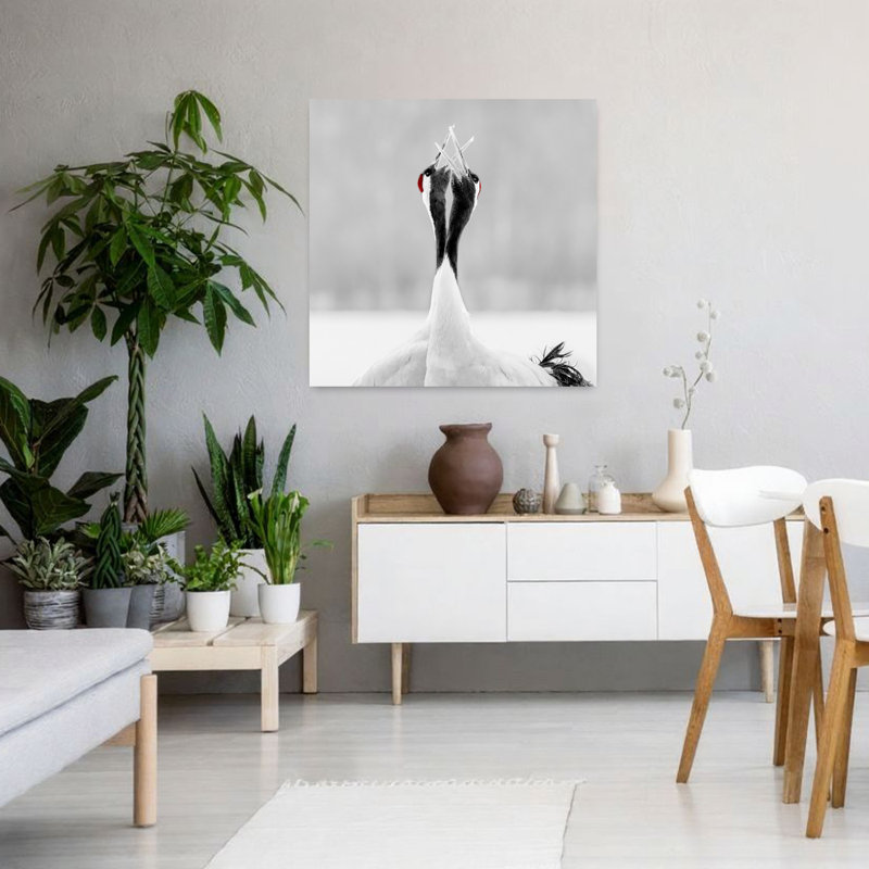 Dashiell Contemporary Art Romantic Abstract Contemporary Bird Animal Nature Wall Art 1 Piece Wrapped Canvas Wall Art