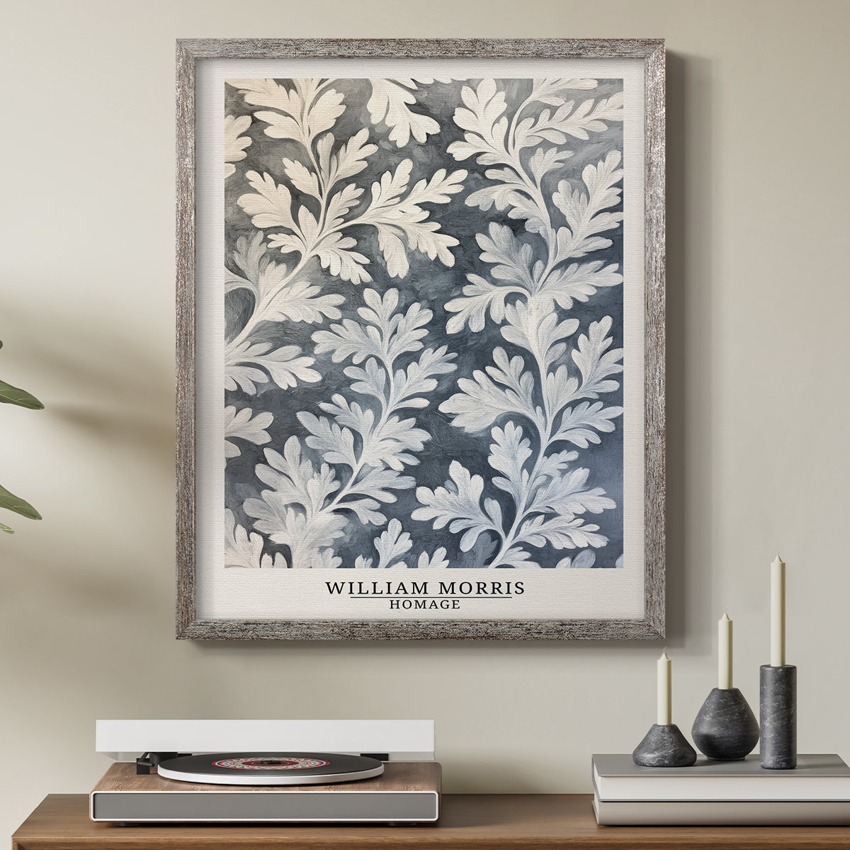 Winston Porter WM MORRIS Series DCCXCV Framed Print - Solid Wood | Wayfair