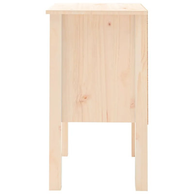 Lisa-Marie 40cm W Solid Wood Bedside Table