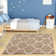 Myshaggy Collection Rugs Trellis Design in Beige