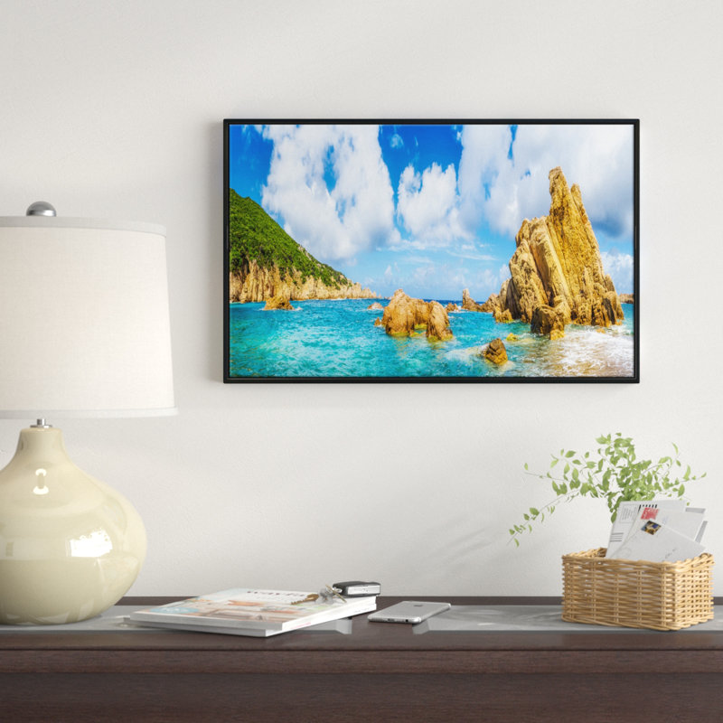 «Permay Costa Paradise Panorama», photographie encadrée sur toile, H 28 po x l 60 po x P 1,5 po