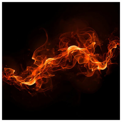 Fiery Flames Quilted Bedspread All Sizes