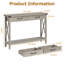 30.5 cm W Console Table