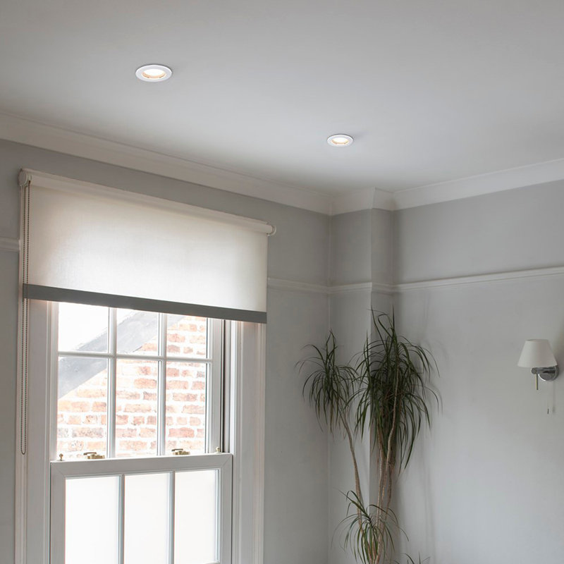 Pimentel 8cm Retrofit Downlight, Brushed Chrome, Cool White