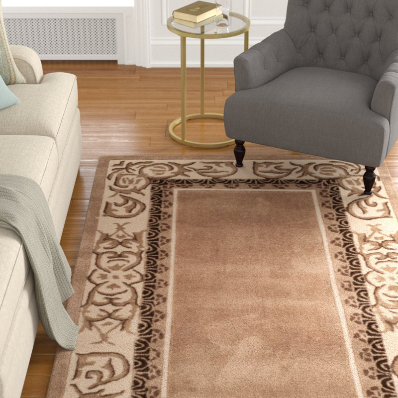 Fullmer Total Performance Hand Hooked Performance Solid Color Rug, Rectangle 4' x 6'