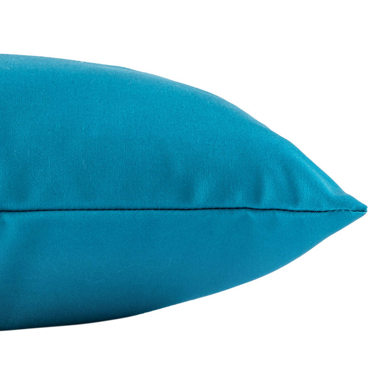  Outdoor Rectangular Pillow Cover & Insert, Teal Blue