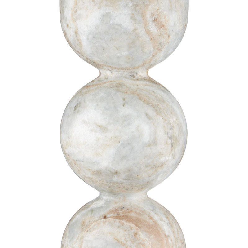 Turner Green Onyx Accent Table, Natural Saawar Marble