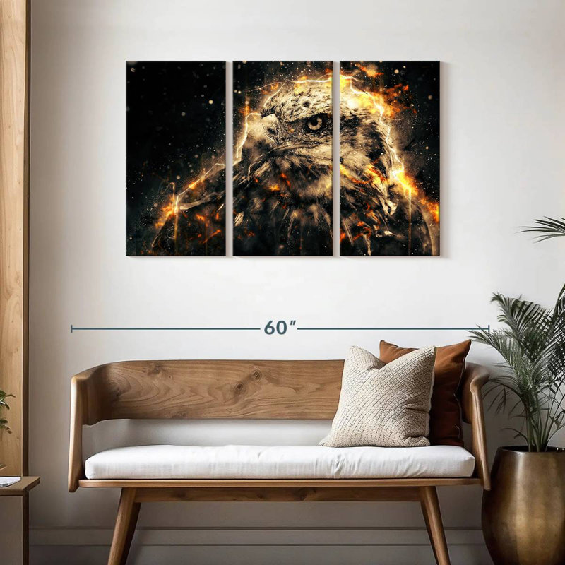 Brampt Majestic Eagle, 28" H x 45" W