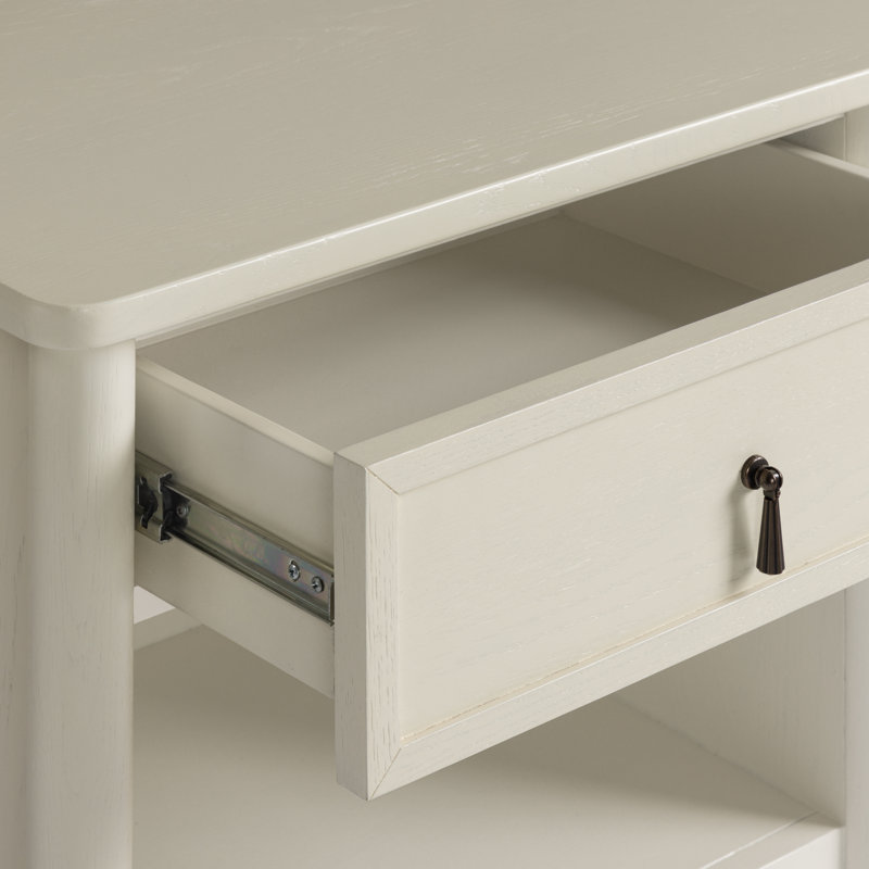 Table de chevet Onda, Ivoire ivoire