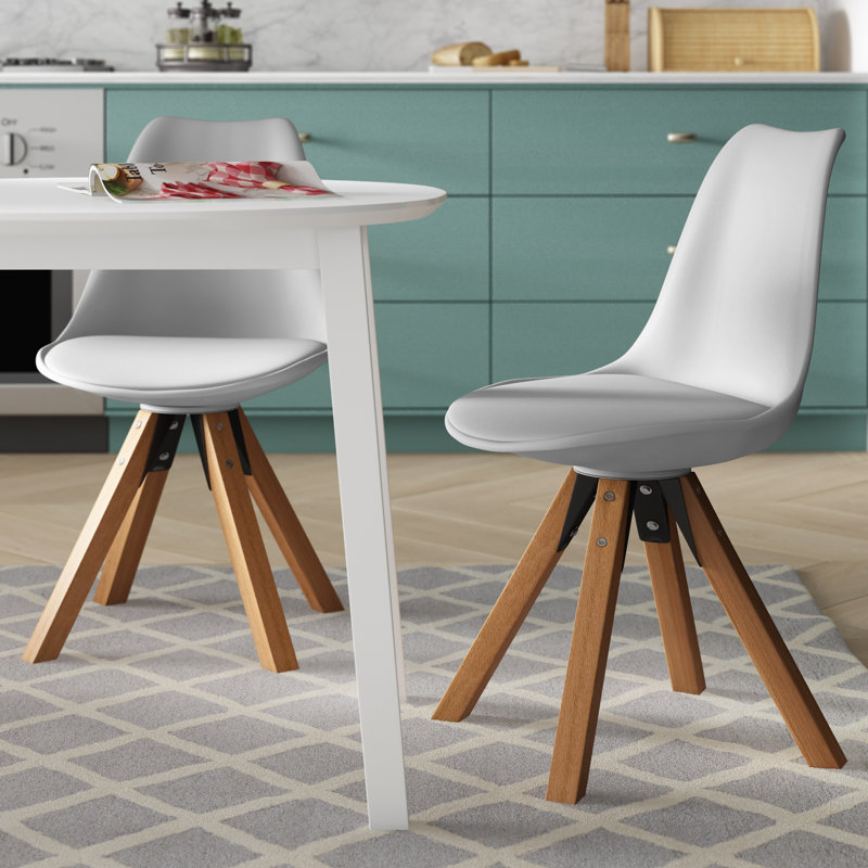 Fall 46.5cm H Upholstered Side Chair, White