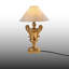 Lampe de chevet Golden Fabric Cap-1116076313