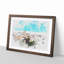 View Of Tarragona In Spain Watercolour - Framed Print-56881925-56881928