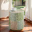 Table d'appoint de jardin cylindrique D14x18 "