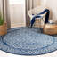 Tapis bleu marine / ivoire Callista-403658153