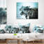 Museau renne dans le givre - oreiller imprimé animal-30746476-30746480