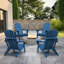 Chaise Adirondack pliante Azur-1006583582