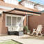 vidaXL 300 cm W x 250 cm D Polyester Door / Window Awning