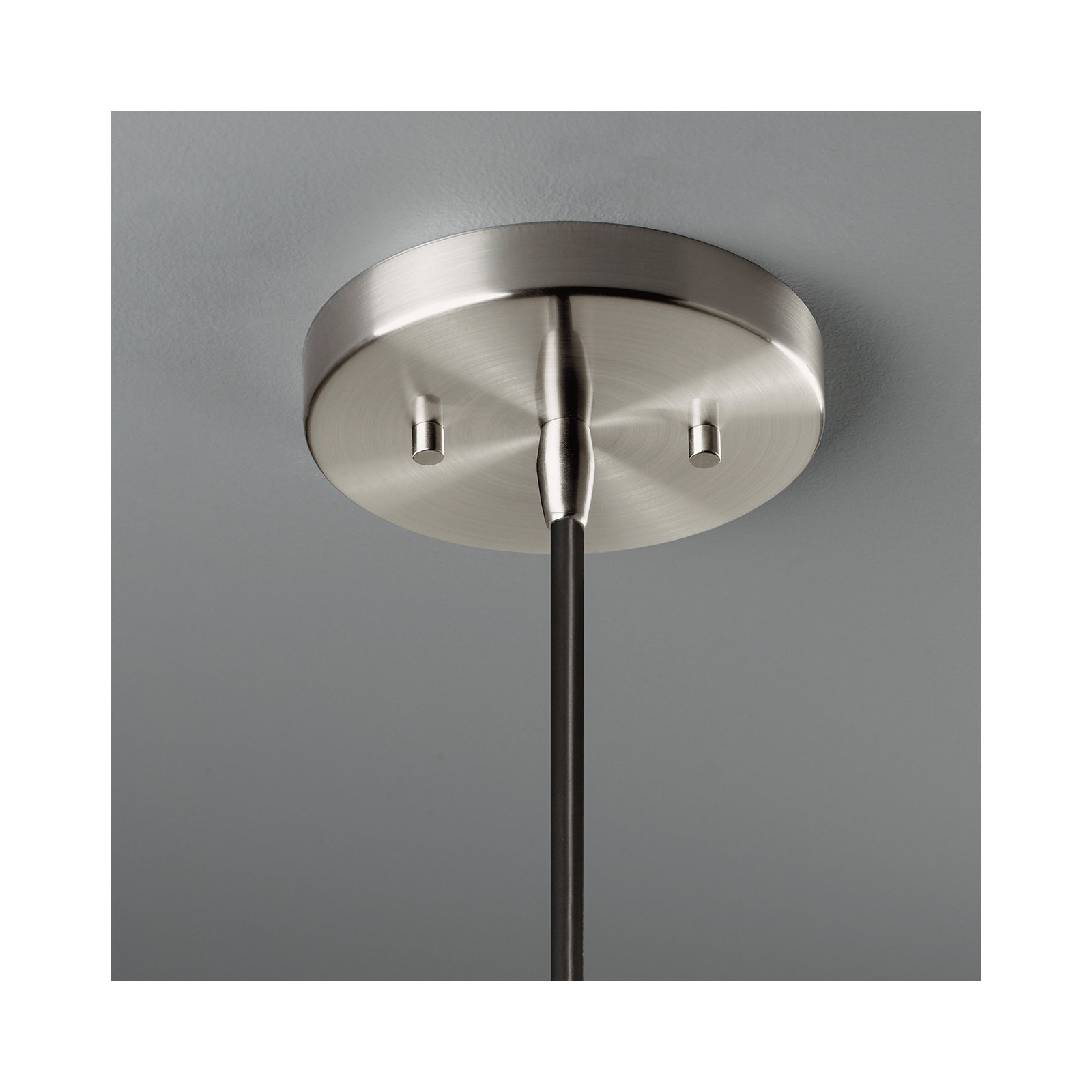 Logan 1 - Light Single Globe Pendant, Polished Chrome, Gloss Gray