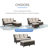 Bonia 72.44'' Wide Straight Patio Sofa with Cushions-1721733082