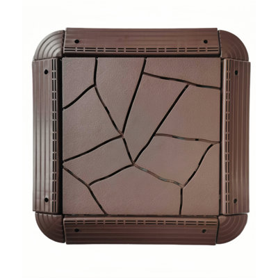 12"L x 2.5" W Side Trim(30 Pcs)+Corner(4Pcs) Suited To Plastic Interlocking Tiles