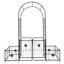86.53 Ft. H x 79.5 Ft. W Galvanized Steel Gate with